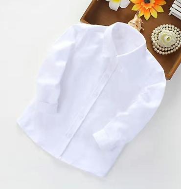 Топы и рубашки: Рубашка, цвет - Белый, Новый — 14