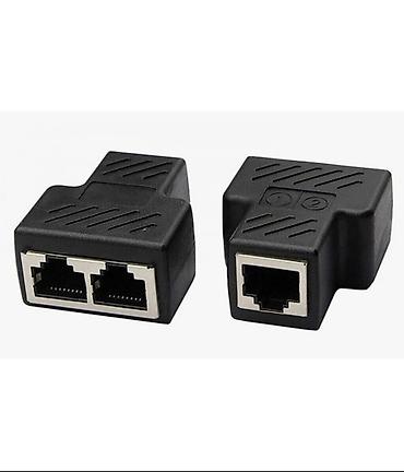 RJ45 разветвитель (пассивный адаптер) 1→2 - Тип: пассивный сплиттер