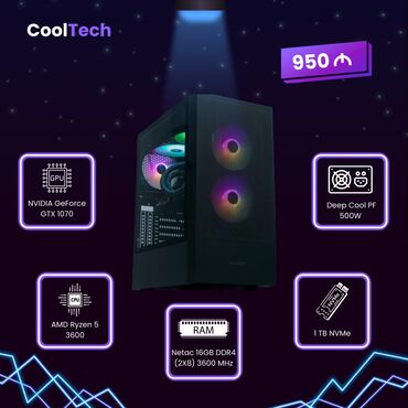 kompyuter alıram: AMD GAMING PC 🌐 cooltech.az 🎮 Oyun testlərinə bizim veb saytımızda