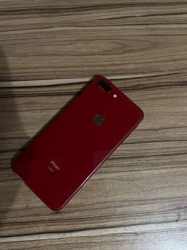 iphone 8 plus купить в бишкеке: IPhone 8 Plus, Колдонулган, 64 ГБ, Кызыл, Коргоочу айнек, Каптама, 74 %