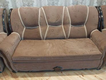 divan kreslolar: Мини-диван, Б/у, Нераскладной, Без подьемного механизма, Ткань, Нет доставки