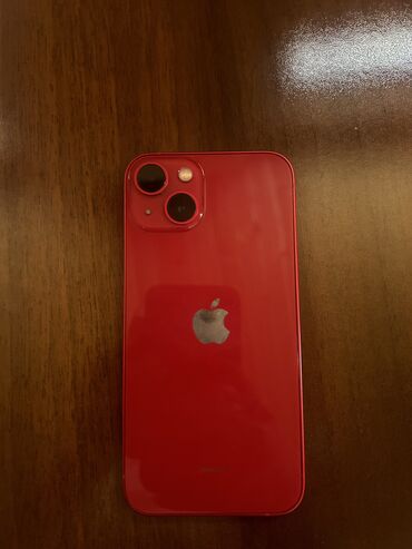 Apple iPhone: IPhone 13, 128 GB, Qırmızı, Zəmanət, Face ID