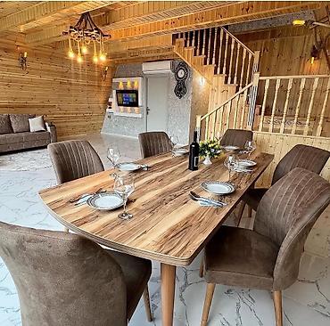bileceride heyet evi: Qəbələ şəhərində isti hovuzlu A-frame ev kirayə verilir. 1 gündən — 5