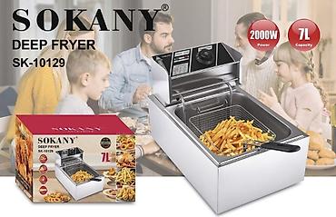 сколько стоит фритюрница: Фритюрница электрическая SOKANY SK-10129 - Мощность: 2000 Вт — — 2