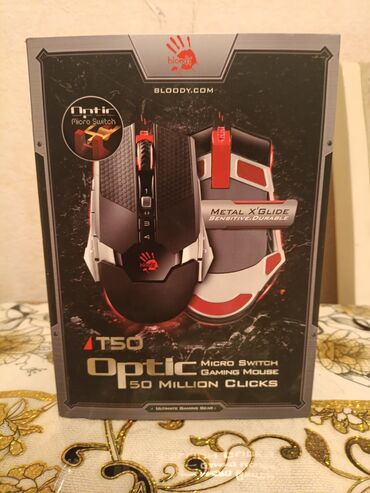 ucuz sobalar: Bloody T50 Optic Gaming Mouse - Optik mikro switch – 50 milyon klik
