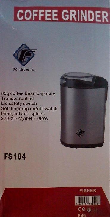 plasticne case za vino: Mlin za kafu FS-104 NOVO. Opis proizvoda Snaga: 160W Sigurnosni — 3