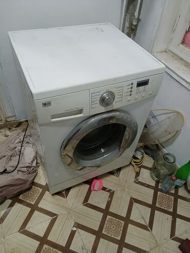 masin maqnitafonu: Paltaryuyan maşın LG, 7 kq, İşlənmiş, Avtomat, Qurutma var, Kredit yoxdur, Ünvandan götürmə