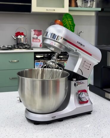 Plitələr və bişirmə panelləri: Mikser “Eurolux EU-SM3953MPS” ✅İstehlak gücü 1400 vt ✅möhkəm