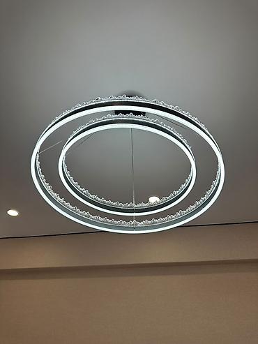 smart light: Новая Большая Люстра светодиодная (матово-серая) Размер Большой — 2
