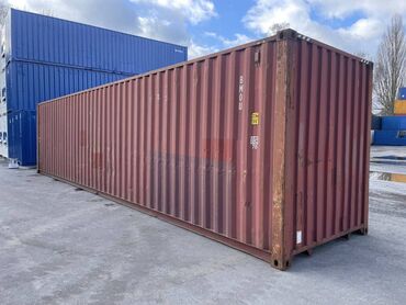контейнер дома: Морской контейнер 40 футов б/у Контейнер в Алмате Внешние размеры