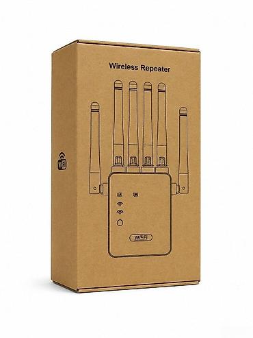 wif: 6 antenalı Wi-Fi AP/Repeater simsiz siqnal gücləndirici Bütün — 1
