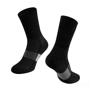 shimano technium najlon: ČARAPE FORCE NORTH, CRNO-SIVA L-XL / 42-47 | Srednje debele — 1