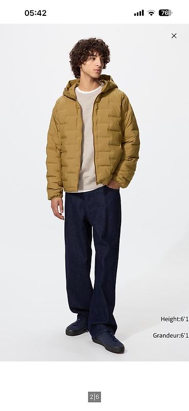 большемеры: Мужская куртка, L, XL, Uniqlo, Новый, цвет - Коричневый, Самовывоз, Платная доставка — 8