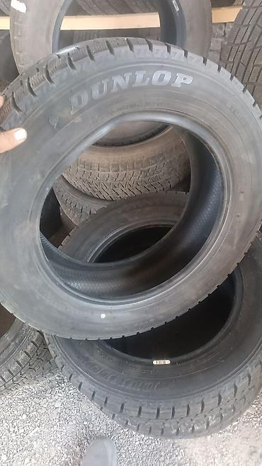 бир: Шиналар 185 / 65 / R 15, Кыш, Колдонулган, Жеңил унаалар, Жапония, Dunlop — 10