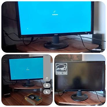 pc monitor: Acer LCD monitor - Rezolucija: Full HD 1920×1080 - Tip priključaka — 1