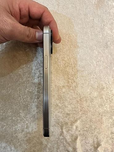 apple 13 pro adapter: IPhone 15 Pro Max, 256 GB, Natural Titanium, Barmaq izi, Face ID, Simsiz şarj — 5