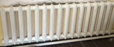 газовые отопительные котлы: Чугунный радиатор отопления 24 секции После реставрации в частном