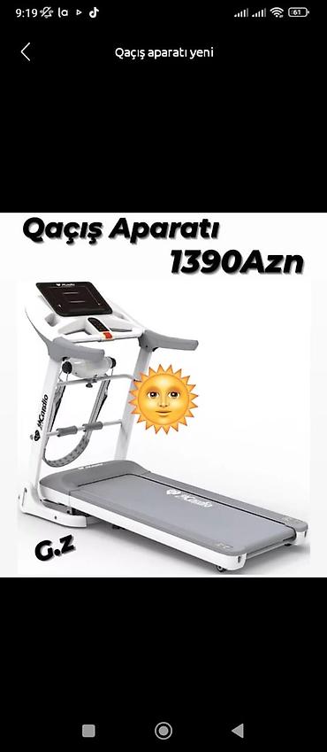 Беговые дорожки: Qaçış aparatı — 1