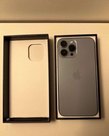 mate 40 pro: IPhone 13 Pro Max, 256 GB, Blue Titanium, Barmaq izi, Face ID