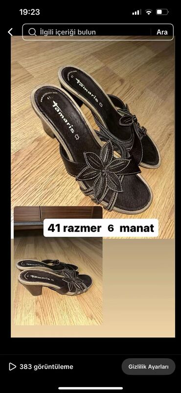 Çəkmələr: Sabo, Ölçü: 41, Yeni