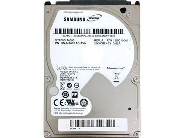 ssd 120: Daxili Sərt disk (HDD) Seagate, 2 TB, 7200 RPM, İşlənmiş