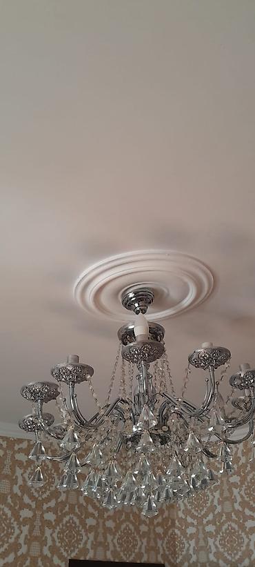 antika samdanlar: Çılçıraq, 10 və daha çox lampa, Metal — 3
