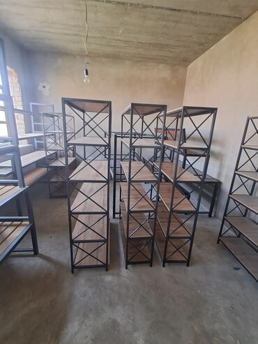 Стеллажи: Стеллаж Для книг, Лофт, 1800 см * 950 см * 300 см — 24