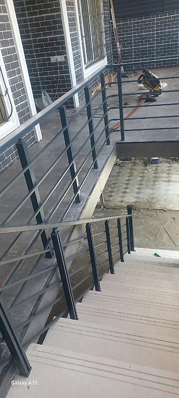 Metaldan pilləkən və eyvan üçün məhəccər sistemi - Material