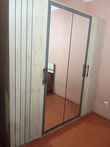 taxda odun: Yeni, 4 qapılı, Güzgülü, Boz, Taxta, Açılan, Düz dolab — 3