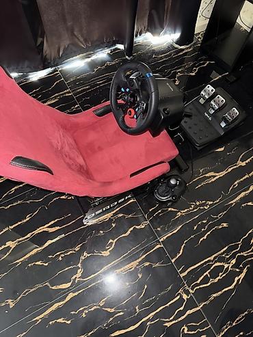 kuklalar evi: Satış: Logitech G29 Driving Force sükan dəsti və sim racing oturacağı — 1