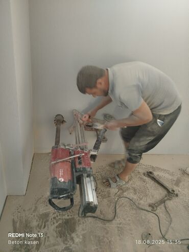 Beton işləri: Beton kəsmə beton deşmə xidməti Karot - HILTI DD 200 / 350 ilə 25 ° — 26