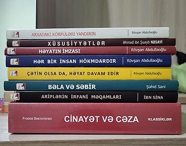 iş dəftəri: Kitab dəsti – müxtəlif müəlliflərdən seçmə 8 adda nəşr Dəstənin — 1