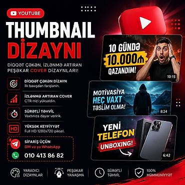 evde derzi isi: YouTube üçün Thumbnail Dizaynı – diqqət çəkən, izlənməni artıran — 1