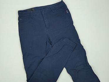 spodnie version jeans: Męskie spodnie granatowe – Luźne/skinny z elastanem - Marka: ICHI — 1