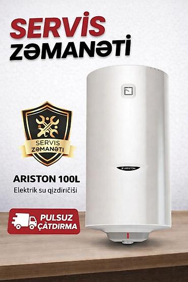 Ariston 100 l, Yeni, Kredit yoxdur, Pulsuz çatdırılma, Rayonlara çatdırılma