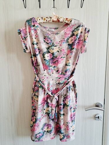 lila kosulja: New Collection haljina S/M Pamucna haljina sa dzepovima sa strane i