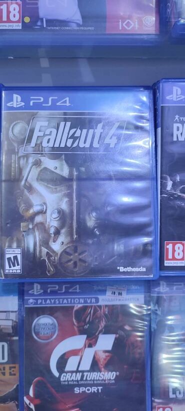 PS3 (Sony PlayStation 3): Fallaut 4 Oyun diski, az işlənib. 🎮Playstation 3-4-5 original oyun