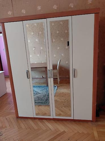 Qonaq otağı dəstləri: Mebel dəsti – vitrinlər və paltar şkafı - 4 qapılı paltar şkafı — 2