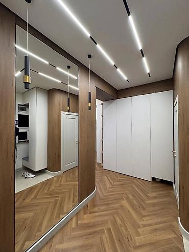Квартиры: 3 комнаты, 107 м², Асанбай мкр Элитка, 11 этаж, Дизайнерский ремонт — 1