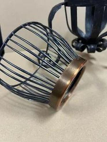 Žardinjere: Kovane gvozdene postolje/korpa za cveće - Materijal: kovan gvožđe — 16