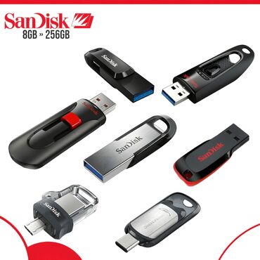 Yaddaş kartları: FLƏŞ KARTLAR “SANDISK” PierringShot Electronics™ mağazamızda