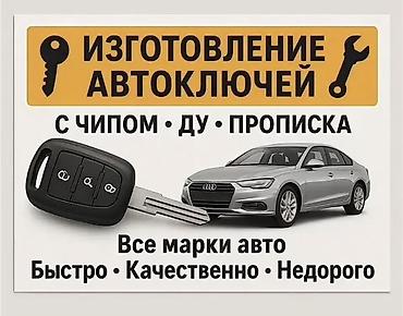 Изготовление и программирование автоключей. - С чипом, дистанционным