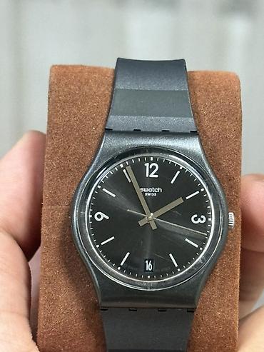 qara kofta: Swatch Swiss qol saatı - Model: Swatch, Swiss made - Rəng: tam qara — 1