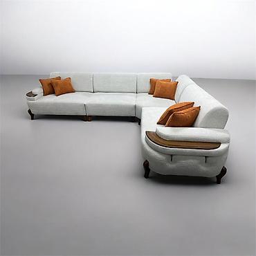 sofa: Угловой диван, Без подлокотников — 6