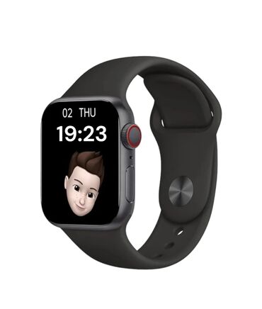chekhol iphone silikon: Новый, Смарт часы, Сенсорный экран, цвет - Черный