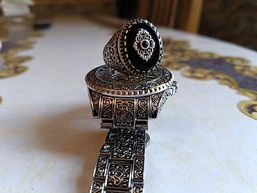 qedimi saatlar: İşlənmiş, Klassik Saat dəsti, rəng - Gümüşü — 5