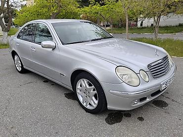 w211 duman: Mercedes-Benz E-Class (W211) sedan - Kuzov: 4 qapılı sedan, gümüşü — 2