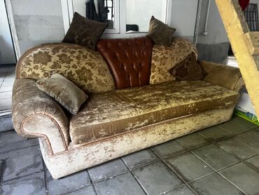 kreslo açılan: Б/у, Диван-кровать, 2 кресла, Без подьемного механизма, Раскладной
