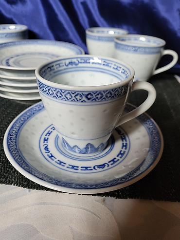 Kuhinjski setovi: Soljice nove jing dezen pirincani porcelan iz 70ih.godina. Soljice — 11