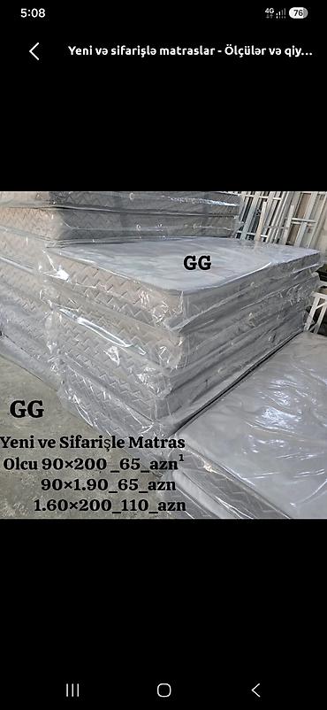 elektrikli dosek: Yeni, Ortopedik matras, Bir nəfərlik — 2